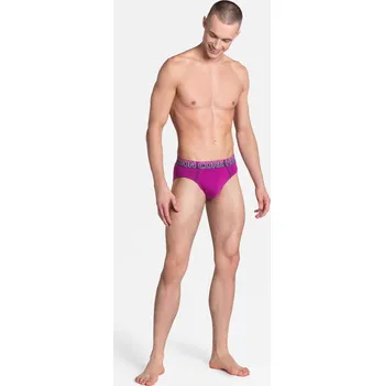 Slipy Pánské slipy Luxe 39022-MLC 2 kusy Tmavě modrá/Malinová Tmavě modrá/Malinová XXL