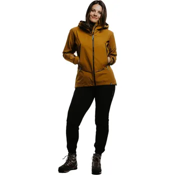 Dámská turistická softshellová bunda NORTHFINDER-DELORIS-520-mustard Žlutá XL
