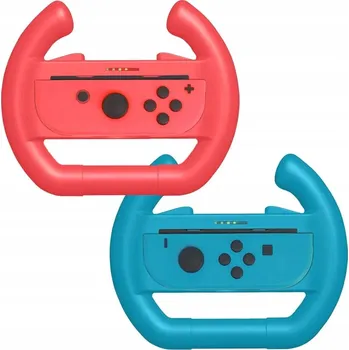 Herní příslušenství Držák Volant Pouzdro pro Joy-Con Nintendo Switch/OLED, modrý a červený
