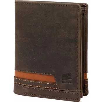 Peněženka Peněženka NORDEE , přírodní kůže, hnědá - muž