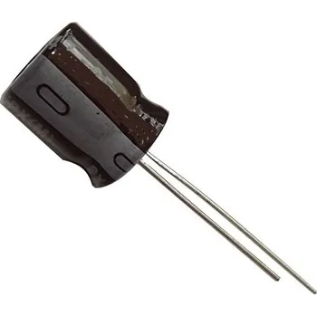 Kondenzátor SAMXON Kondenzátor elektrolytický THT 10uF 400V Ø10x13,5mm ±20%