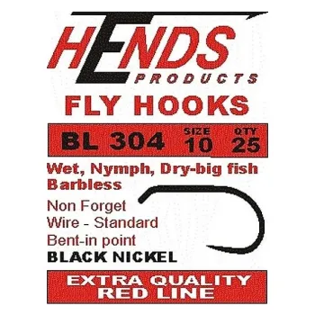 Rybářský háček Muškařský háček Hends suché mušky (BL304) č. 16, 25 ks