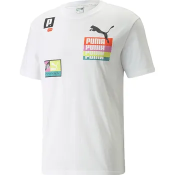 Pánské oblečení puma brand love multiplaceme tee Velikost oblečení: 2XL