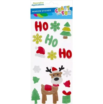 Vánoční dekorace DEKORACE NA OKNO SOB VÁNOČNÍ