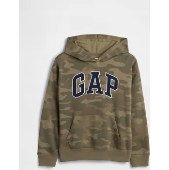 Chlapecká mikina GAP dětská mikina bavlna zelená, velikost L