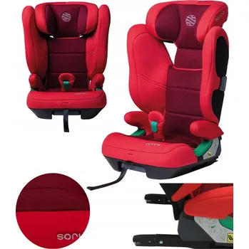 Autosedačka AUTOSEDAČKA SORINO CERES ISOFIX I-SIZE 15-36KG 100-150 CM ČERVENÁ