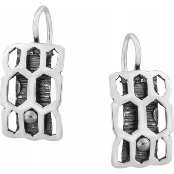 Náušnice Stříbrné náušnice oxidované ryzost 925