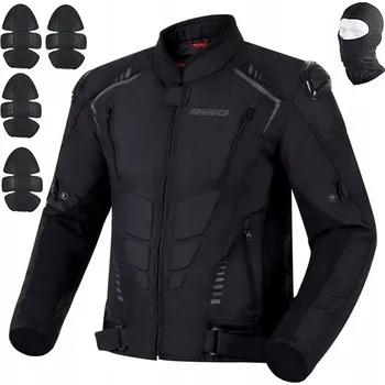 Moto bunda Textilní bunda Ozone Pulse Black S