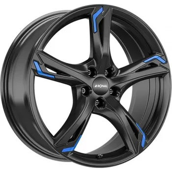 Disk RONAL Alu kola Ronal R62 Blue 7.5x17 5x114.3 ET40 Jetblack 82
