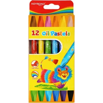 Kresba Pastelové Pastelky Keyroad 12 ks