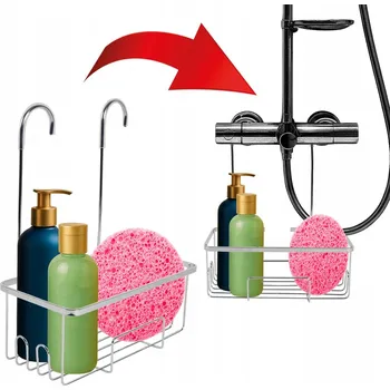 police ZÁVĚSNÁ POLICE NA SPRCHOVOU BATERII STŘÍBRNÁ ODOLNÁ OCEL NA DROBNOSTI