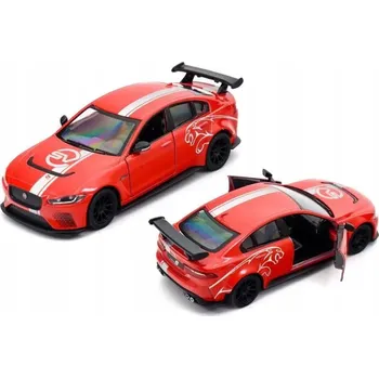 autíčko Autíčko Kinsmart Jaguar XE SV Project 8, měřítko 1:38, červené