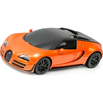 RC model auta Bugatti Veyron Grand Sport, měřítko 1:24, Rastar 47000, dálkově ovládané auto