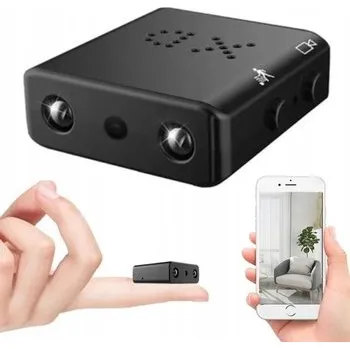 Mini kamera s nočním viděním, mini bezpečnostní kamera Full HD (1920 x 1080)