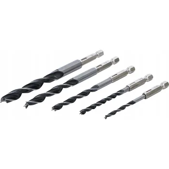 Vrták BGS 50799, Sada vrtáků do dřeva | 4 - 10 mm | Šestihran | 5dílná