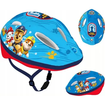 Chránič hlavy Cyklistická helma Seven modrá velikost M Tlapková patrola