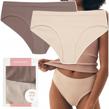 Dámské spodní prádlo Kalhotky kalhotky Bait 2-balení Henderson | hnědá, béžová L
