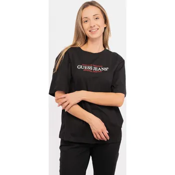 Dámské tričko Guess W4YI08 K8HM0 černé - L