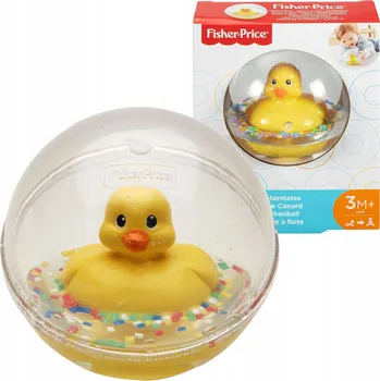 Fisher Price Kachnička na Bubliny do koupele a Lezení pro Miminko 3m+