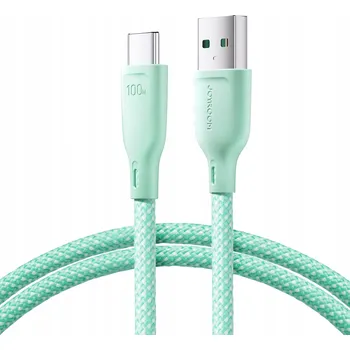 Datový kabel Kabel Joyroom USB - USB typ C 1 m zelený