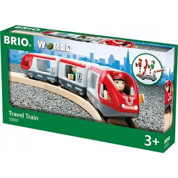 Vláček a vláčkodráha Brio Červený osobní vlak 33505