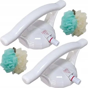 Sprchový držák Držák do sprchy s přísavkou 30 cm protiskluzový Set 2 ks Bílý