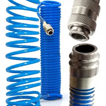 Příslušenství ke kompresoru Spirálová pneumatická hadice ke kompresoru 8x12mm, 20m PE