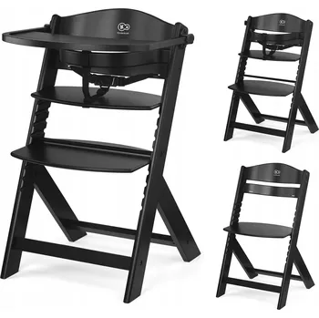 Kinderkraft Enock - jídelní židlička 3v1 | Black Pillow