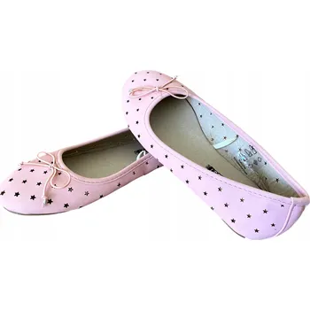Dívčí baleríny DÍVČÍ BALERÍNKY růžové *32 stélka 19,5 cm