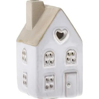 Svícen Porcelánový svícen - domek