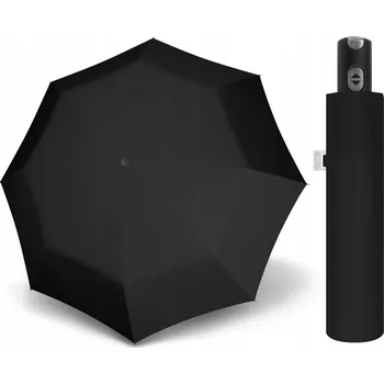 Doppler automatický skládací deštník s pouzdrem, černý