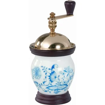 Mlýnek na kávu Lodos mlýnek 1935 pomněnka + mosaz (ruční kávomlýnek, velikost 23 cm,vzorek kávy + doprava (POUZE ČR) ZDARMA)