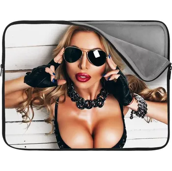 pouzdro na notebook Sablio Obal na notebook Žena s brýlemi - 13"