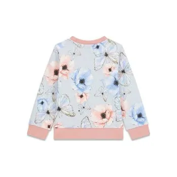 Dámská mikina Guess Mikina K6RQ02 KA6R4 Modrá Regular Fit 5Y