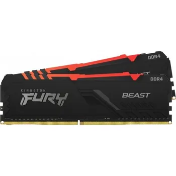 Operační paměť Kingston 16GB 3200MHz DDR4 CL16 DIMM (Kit of 2) FURY Beast RGB