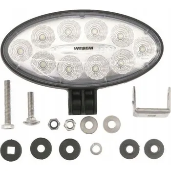 Přídavný světlomet LED pracovní lampa 60° 3000lm konektor AMP Faston CRV