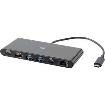 C2G USB-C Docking Station with 4K HDMI, Ethernet, USB and Power Delivery 88846