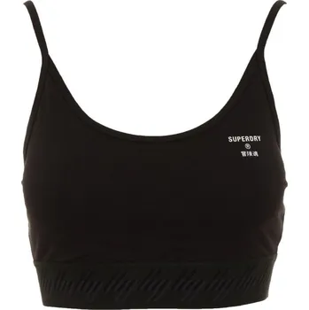 Podprsenka SUPERDRY Dámská sportovní podprsenka Superdry Essential Strappy XS ČERNÁ