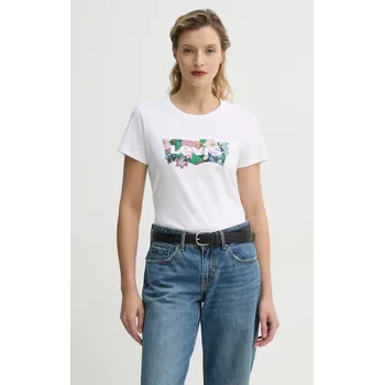 Pánské tričko Bavlněné tričko Levi's THE PERFECT TEE 17369. bílá 00X, vel. S