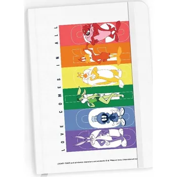 Zápisník Notes nebo deník A5 Looney Tunes s licencí