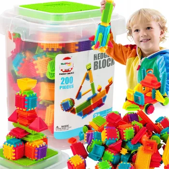 ostatní stavebnice Stavebnice kostky MalPlay kreativní vafle 200 dílů od 3 let