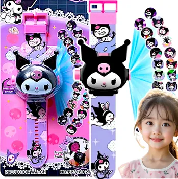 Hodinky KUROMI HODINKY S PROJEKTOREM 3D ZOBRAZUJÍ OBRÁZKY IKONY PROJEKTOR