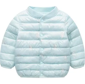 Dětská zimní bunda L1978 tyrkysová 9-12 měsíců