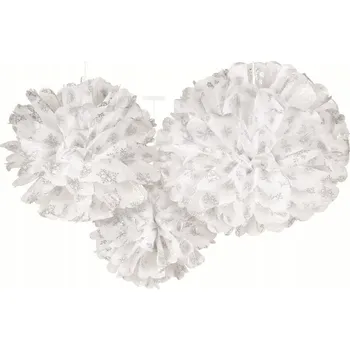 Party dekorace Papírové sněhové vločky BAMBULE (3 ks)