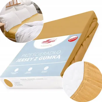 Prostěradlo Prostěradlo JERSEY s gumou 100% BAVLNA 180x200 do ložnice