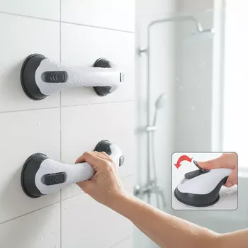 Opěrná madla s přísavkami do koupelny a WC – sada 2 ks