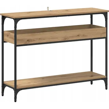 Konferenční stolek VidaXL Konzolový Stolek stolek Artisan dub přírodní 100 x 75 x 9 Cm