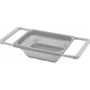 Cedník a síto Skládací cedník do dřezu KITCHISIMO 26,5 x 39cm