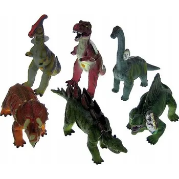 Figurka Dinosaurus gumový 16x34cm zvuk TRICERATOPS 9446