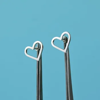 Náušnice Anna Baum stříbrné náušnice HEART